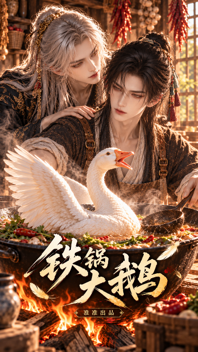 铁锅炖大鹅海报